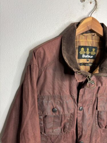 Barbour Bristol Wax Waterproof Cotton Brown Country Jacket Coat Size M 5178 - Bild 2 von 10