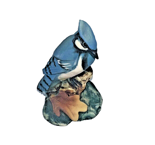 Vintage Retired 1982 Franklin Mint Garden Birds of the World Figure "BLUE JAY" - Bild 3 von 15