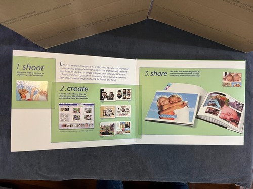 Epson Storyteller Photo Book Creator Kit 8" x 10" 20 Page Book Album w/ Software - Picture 2 of 9