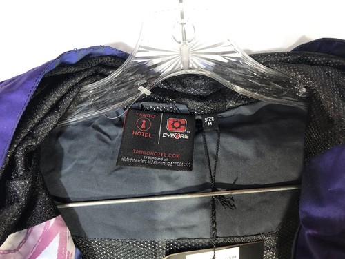 Chaqueta cortavientos con capucha CYBORG X Tango Hotel DC Comics cremallera completa talla mediana - Imagen 10 de 12