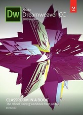 ADOBE DREAMWEAVER CC CLASSROOM IN A BOOK by Jim Maivald INT'L EDITION   Brand N