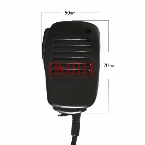 Walkie Talkie IC-F21 IC-F11 IC-V82 IC-F3 F4 F10 Przenośny mini mikrofon głośnikowy - Zdjęcie 6 z 11