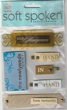 RARE! MAMBI Soft Spoken 3D stickers HONEYMOON Theme 94320 Fast FREE Shipping!