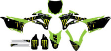 D'COR Monster Energy Slash Graphics Kit 20-20-131 Kawasaki KX 85/100 2014-2021