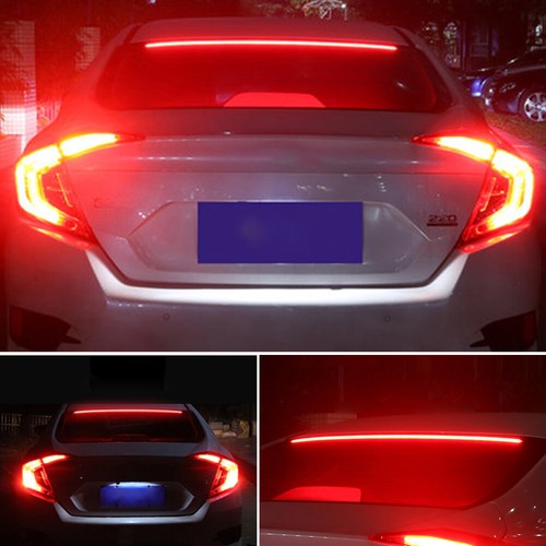 LED Car Rear Third 3rd Brake Light Bar Strip Tail Stop Interior Above Windshield - Picture 7 of 8