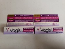 Vagisil Maximum Strength Anti-itch Creme 1 oz -2 Pack- NEW
