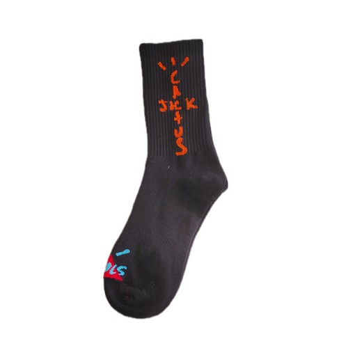 2 Pairs Unisex TS Crew Socks Travis Cactus Trendy Street Comfort Athletic Socks - Bild 5 von 13