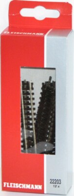 Fleischmann N 22203-S Gerades Gleis 104,2 mm (12 Stück) - NEU + OVP