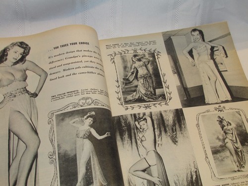 VINTAGE REAL the exciting magazine FOR MEN - Pinup - Pulp - May 1955 Vol 6 No 2 - Picture 5 of 6