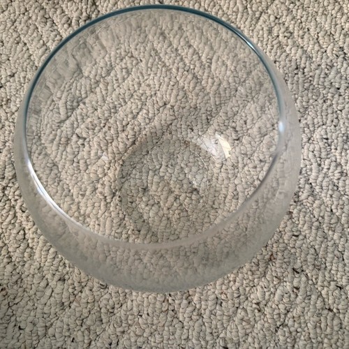 Clear Glass Decorative Bowl fishbowl large candle votive decor medium - Picture 5 of 10