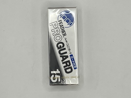 FEATHER PROGUARD PG-15 Artist Club blade 15 piece x 10 packs Safety Razor Steel - Picture 11 of 11