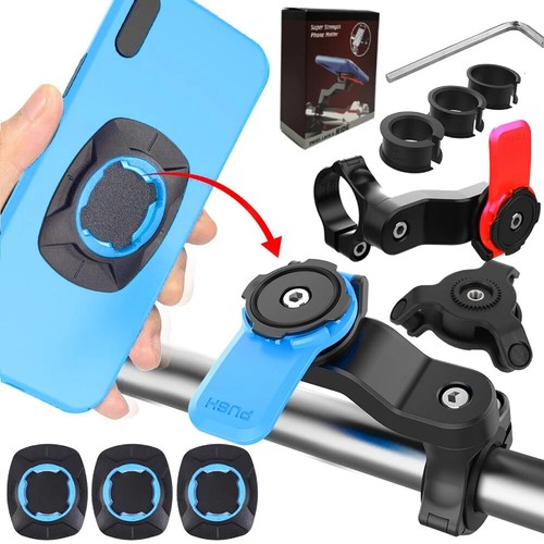 Motorcycle Bike Phone Holder QUAD LOCK Shock Absorber Phone Bracket Vibration - Photo 2 sur 28