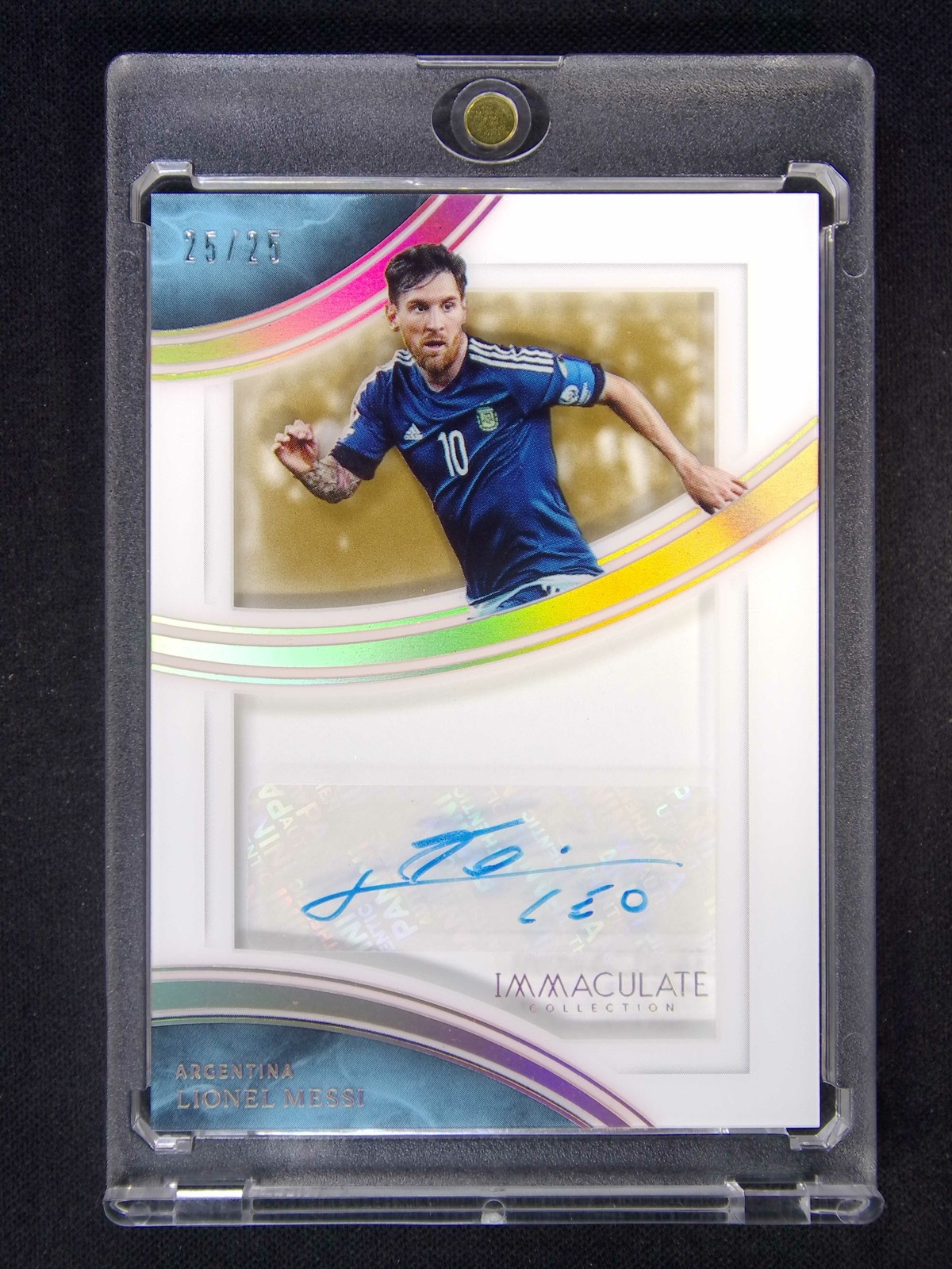 2017 Panini Immaculate Lionel Messi Shadowbox Auto 25/25 ≈ 1/1