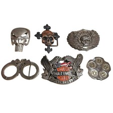 Harley Davidson biker assorted belt buckles