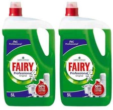2 x Fairy Professional Original Washing Up Liquid 5L 3.39 per litre