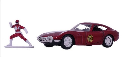 Power Rangers - 1967 Toyota 2000 GT Red Ranger 1:32 Scale Hollywood Ride Jada - Picture 2 of 10