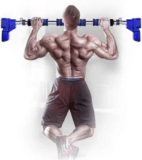 Doeplex Pull Up Bar with Locking Mechanism Door Exercise Bar Adjustable Width