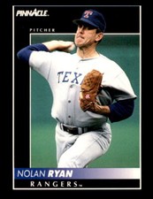 1992 Pinnacle #50 Nolan Ryan Texas Rangers