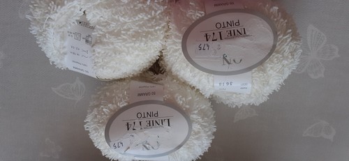 NEU! 3 x 50 g Online Pinto Kuschelwolle, weiß Farb-Nr. 0001 - Bild 3 von 3