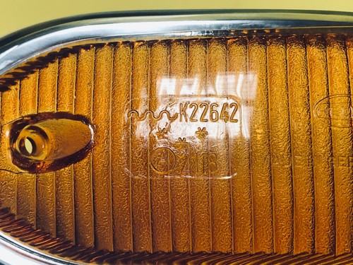 Opel Rekord A Hella Right Turn Signal lens Rechts Blinker Genuine NOS - Picture 3 of 5