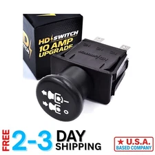 Upgrade Your Lawn Equipment: 10 AMP Water-Tight PTO Switch Fits Multiple Models