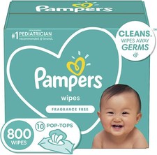 Pampers Scented Baby Wipes Complete Clean 800 Wipes BRAND NEW EXPEDITED SHIPPING