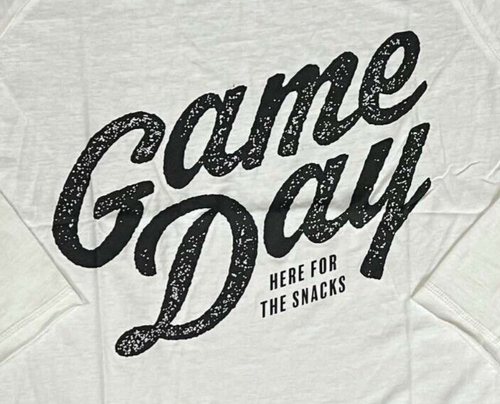 3XL JULIE LuLaRoe Langarmshirt ~ GAME DAY HERE FOR THE SNACKS ~ Größen 24-26 - Bild 2 von 3