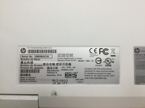 HPLaserJet Pro M252DW White Laser Printer READ - Picture 3 of 8