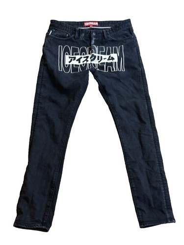 ICECREAM RUNNING DOG BBC デニム　パンツ　ファレル　34 Billionaire Boys Club BBC Icecream Running Dog Jeans
