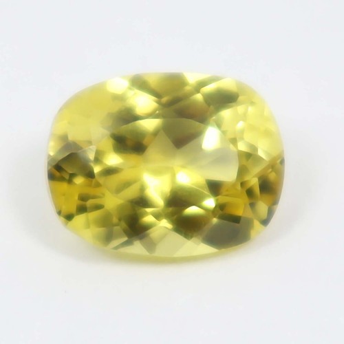 Piedra preciosa suelta facetada zafiro amarillo natural certificado GIE 4,90 quilates 640 quilates - Imagen 3 de 9