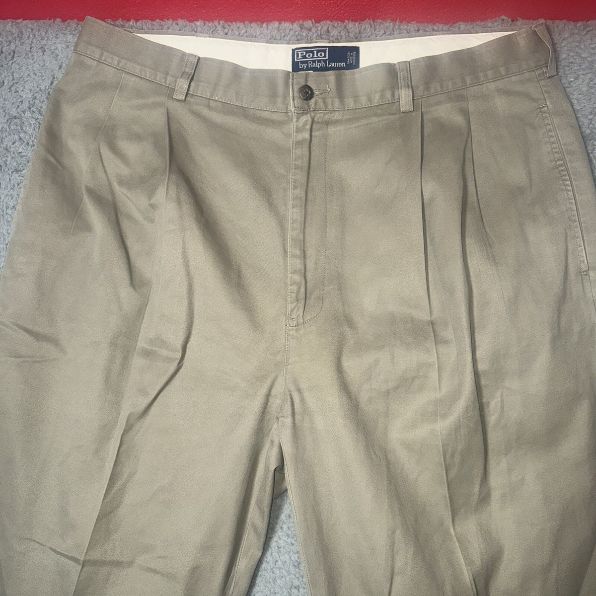Vintage 90s POLO RALPH LAUREN Hammond Pants Cotton Pleats