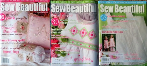 SEW BEAUTIFUL Magazine - Your Choice, Sold per year, From 1999-2001, 2005-2014 - Imagen 27 de 37