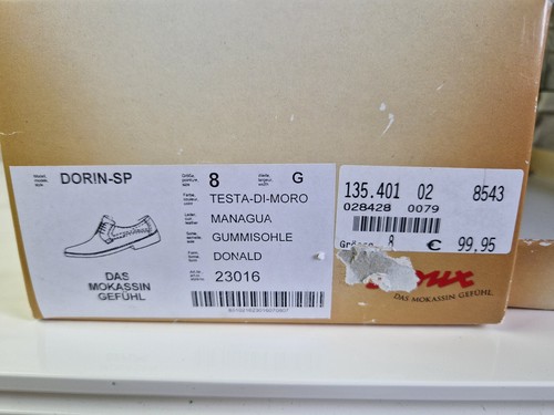 Sioux Herrenschuhe DORIN-SP Schnürschuhe Glattleder Leder-/Gummisohle Gr. 42,5 - Bild 13 von 13