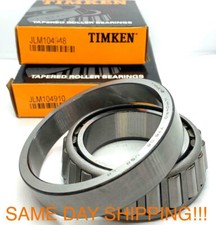 TIMKEN JLM104910 / JLM104948 RACE AND CONE TAPER ROLLER BEARING NEW MADE IN USA