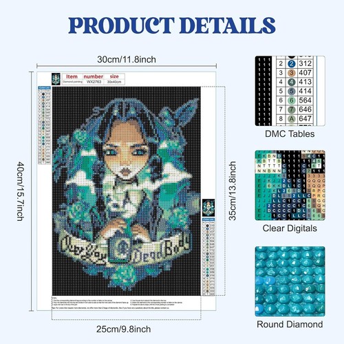DIY Full Drills 5D Diamond Painting Kit Embroidery Cross Craft Stitch Art Decor - Picture 233 of 304