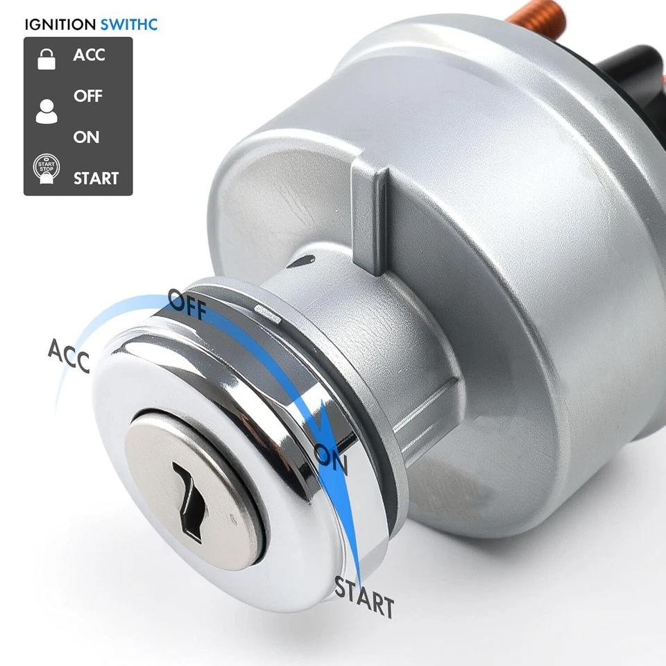 Cerraduras de puerta e interruptor de encendido y llaves para Peterbilt 379 377 359 378 349 385 362 Foto 4 de 4