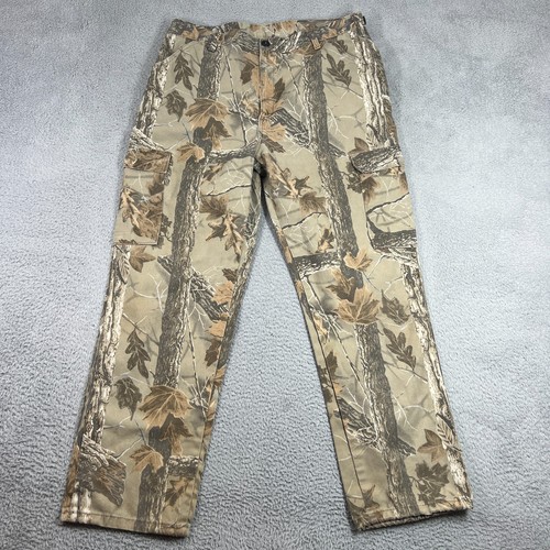Vintage Liberty Realtree Camo Pants Mens Hunting 37x30 Regular Adjustable - Picture 1 of 9