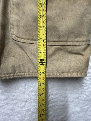 Giacca da caccia vintage Sears Sportswear tela taglia piccola gioco marsupio marrone/marrone - Foto 11 di 24