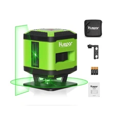 Floor Laser Level for Tile, Huepar 360° Self Leveling Laser Square Level Ti