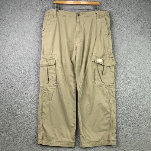 Levis Cargo Hose Herren 38x28 Khaki Loose Straight Baggy Wide Leg Skater Y2K 90s