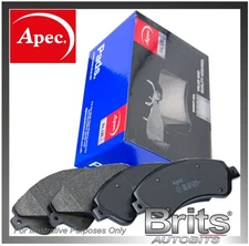 Apec Blue Rear Brake Pads for MERCEDES W204 163bhp 170bhp 2.2 2.5 (2007–2014)