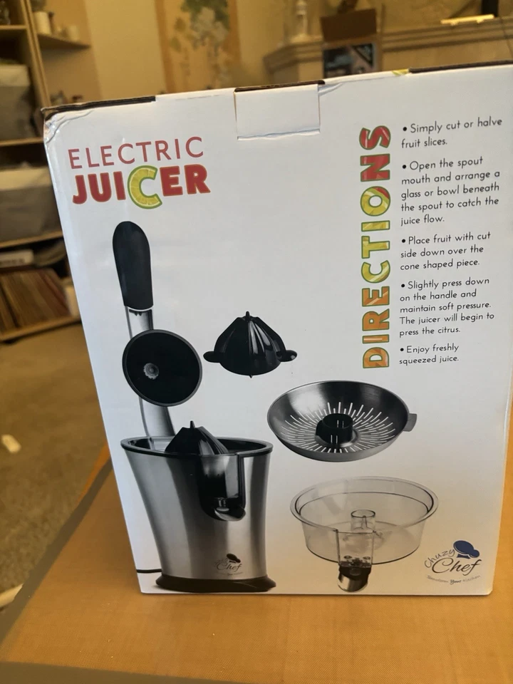 NEW Electric Citrus Squeezer Masticating Machine 160 Watt by Chuzy Chef - Image 2 of 2