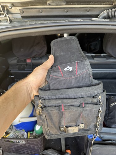 Husky Wartung Werkzeug Gürteltasche Polyester schwarz Rückenklappe Design. Kaum benutzt.