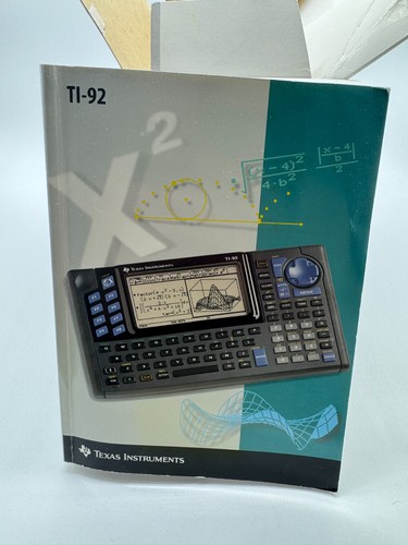 Texas Instruments Taschenrechner TI-92 II 256KB Vintage Rarität Sammler OVP - Imagen 5 de 8
