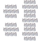 50 pcs Thank You Gift Bags Marble Boutique Bags with Bowknot thank you bags