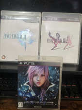 PS3 Final Fantasy 13 XIII Set. 1,2,Lightning Returns Good Condi. Japan Import