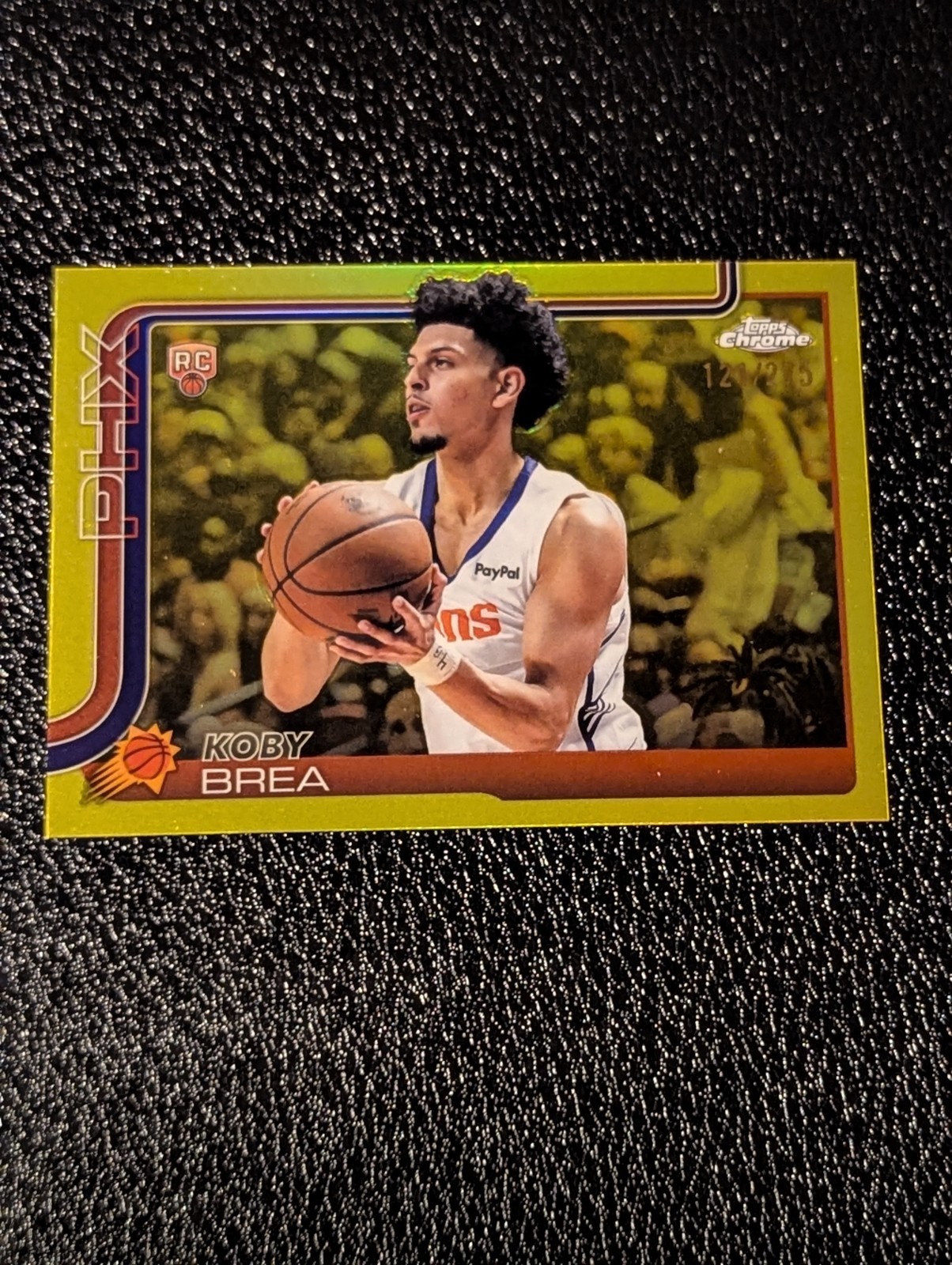 2025-26 Topps Chrome - Koby Brea #292 Yellow Refractor /275 (RC)