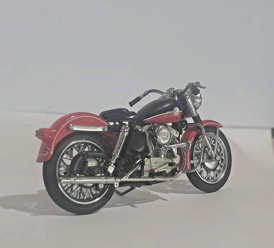 Harley-Davidson Sportster 1957 Franklin Mint 1:24, metal fundido a presión Foto 4 de 4