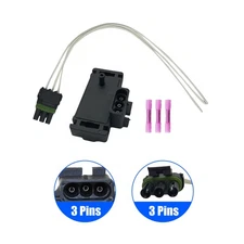 2 Bar MAP Sensor Turbo Boost for CHEVROLET GMC 12247571 16009886 16040609 w/Plug
