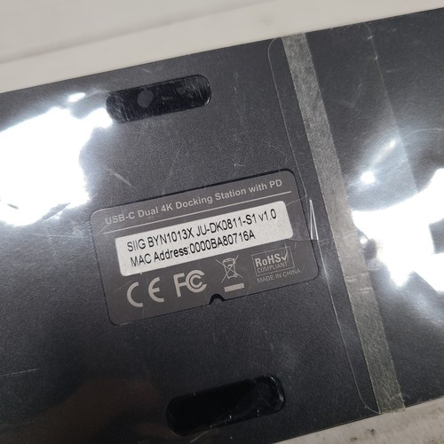 SIIG USB-C 4K Dual Video Docking Station Single 5K Display P/N: JU-DK0811-S1 - Picture 9 of 9